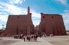 Vorderansicht des Luxor-Tempels